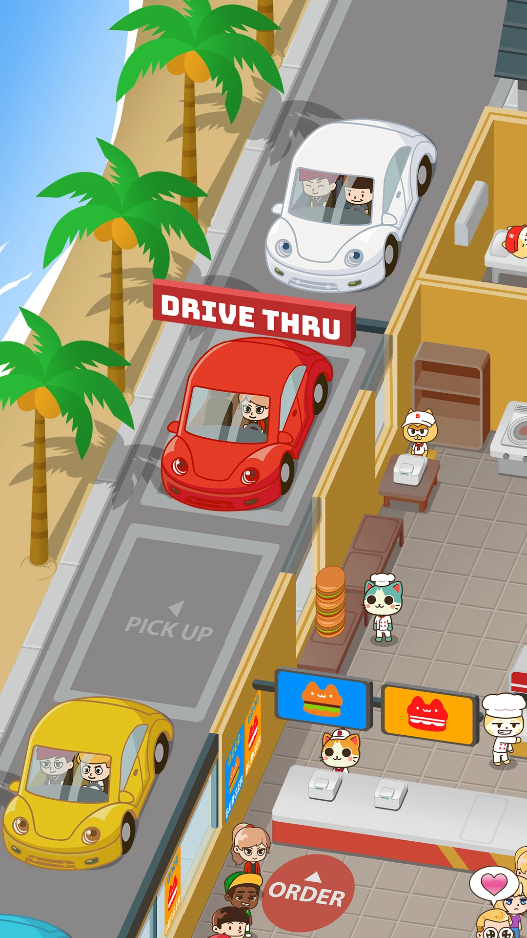 Burger Cats: Restaurant Tycoon screenshot